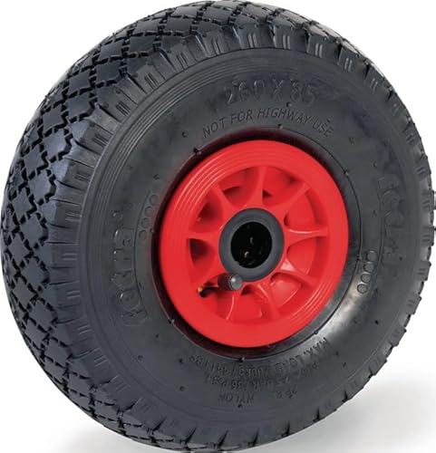 Luftrad 70107 D.260mm Trgf.200kg Ersatzrad Block 2 PR Rollenlager FETRA von Fetra