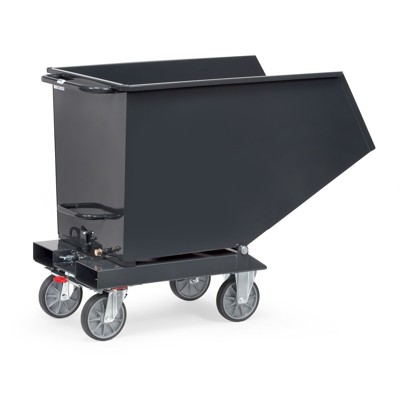 Muldenkipper 4703, Anthrazitgrau mit Ablasshahn, 600 Liter, Tragkraft 750kg Muldenkipper 4703, Anthrazitgrau mit Ablasshahn, 600 Liter, Tragkraft 750kg von Fetra