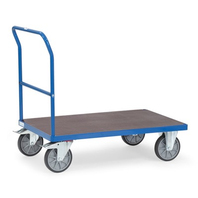 Schiebebügelwagen 2501 mit wasserfester Plattform, Tragkraft 600kg von Fetra