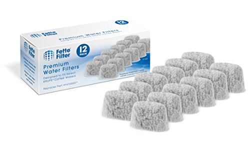 FETTE Filter - Kaffeewasser Duo Filter kompatibel Filtersystem für KRUPS Kaffeemaschinen, kompatibel mit FMF/FME/629/619/180/176/466 und 467-12 Pack von Fette Filter