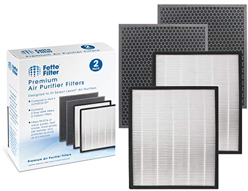 Fette Filter - LV-PUR131 Premium-Ersatzfilter, kompatibel mit Levoit Luftreiniger-Modellen LV-PUR131s und LV-PUR13, LV-PUR131-RF, 2 Stück True HEPA und 2 Aktivkohlefilter. Fette Filter - LV-PUR131 Premium-Ersatzfilter, kompatibel mit Levoit Luftreiniger-Modellen LV-PUR131s und LV-PUR13, LV-PUR131-RF, 2 Stück True HEPA und 2 Aktivkohlefilter. von Fette Filter