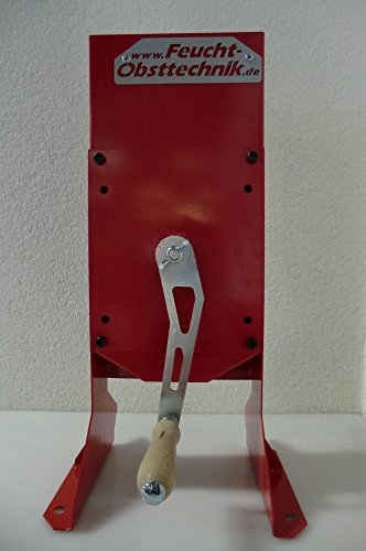 Feucht Obsttechnik KNACKI - Haselnuss Knackmaschine - Hazelnut Man - das Original Made in Germany Der Profi Nussknacker zum einfachen knacken von Haselnüssen (Model 2019) Rot von Feucht Obsttechnik