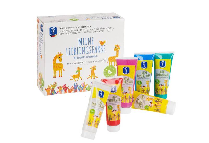 Feuchtmann Fingerfarbe MEINE LIEBLINGSFARBE Basic, sichere Naturfarbe auf Wasserbasis von Feuchtmann