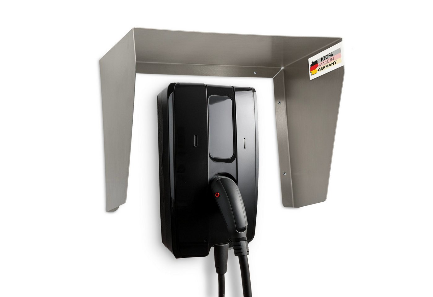 Feuerfest 123 GmbH Blende Wallbox Dach - Schutzdach für e-Auto Ladestation aus Edelstahl, Zubehör für Elektro-Auto-Ladegeräte, Überdachung zum Schutz vor Regen und Umwelteinflüssen Feuerfest 123 GmbH Blende Wallbox Dach - Schutzdach für e-Auto Ladestation aus Edelstahl, Zubehör für Elektro-Auto-Ladegeräte, Überdachung zum Schutz vor Regen und Umwelteinflüssen von Feuerfest 123 GmbH