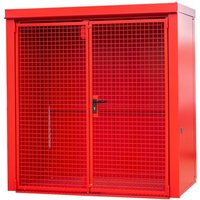 Bauer® Gasflaschen-Container GFC-B, feuerbeständig, für max. 28 Flaschen, feuerrot von Bauer®