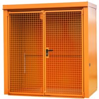 Bauer® Gasflaschen-Container GFC-B, feuerbeständig, für max. 28 Flaschen, gelborange von Bauer®