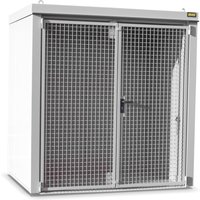 Bauer® Gasflaschen-Container GFC-B, feuerbeständig, für max. 35 Flaschen, grauweiß von Bauer®