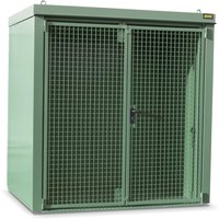 Bauer® Gasflaschen-Container GFC-B, feuerbeständig, für max. 35 Flaschen, resedagrün von Bauer®