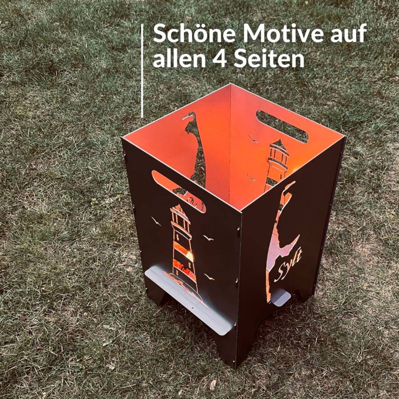 50cm Feuertonne "Sylt" von Feuertonnen Bertling