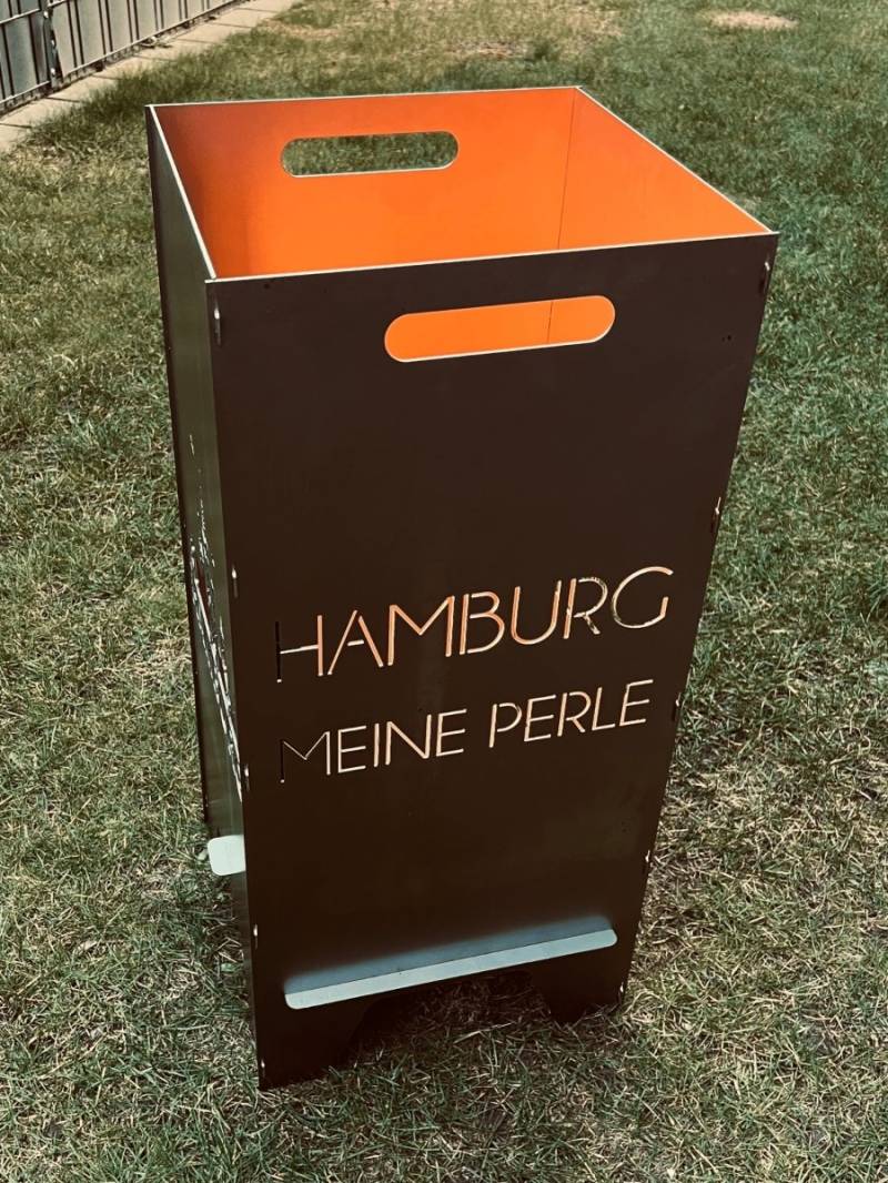 78cm Feuertonne "Hamburg" von Feuertonnen Bertling