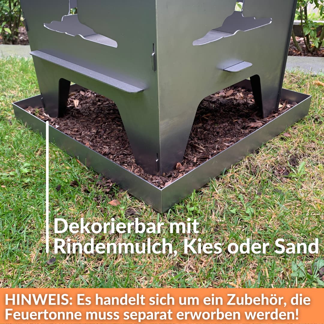 Aschewanne für 78cm Feuertonne von Feuertonnen Bertling