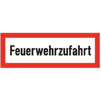 "Feuerwehrzufahrt", HxB 210 x 594 mm, Alu reflektierend von Jungheinrich PROFISHOP