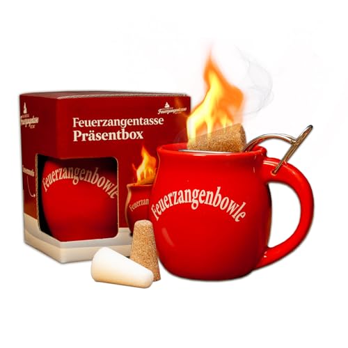 Feuerzangentasse 1er-Set, Rot - für Feuerzangenbowle von Feuerzangentasse