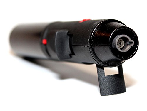 1stk. Stabfeuerzeug Sturmfeuerzeug Jet-Stick mit Ständer - Schwarz 17,5cm lang von Feuerzeuge