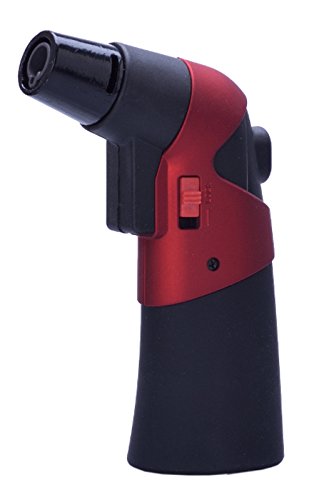 Feuerzeuge Jet Flame 'Creme Brulee', Küchenbrenner Sturm 1 STK.(Rot) + 1x Konsumany Stab-Sturmfeuerzeug 12,5 cm Lang von Feuerzeuge