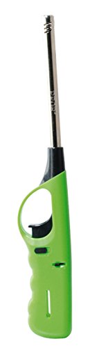 Stabfeuerzeug 27cm Lang mit Gasflasche 18ml +1x (Konsumany® Stab- Stumfeuerzeug 12,5 cm Lang) (1 Stück .(Grün)) von Feuerzeuge