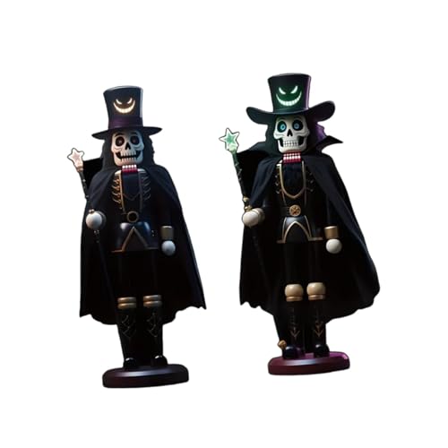 FewNvWa 2 Stück Halloween Gartenschilder Gartenstecker Rasen Schilder Hofdekoration Außendekoration Aus Wetterfestem PVC mit Gruseligem Entwurf für Den Garte, Totenkopf-nussknacker FewNvWa 2 Stück Halloween Gartenschilder Gartenstecker Rasen Schilder Hofdekoration Außendekoration Aus Wetterfestem PVC mit Gruseligem Entwurf für Den Garte, Totenkopf-nussknacker von FewNvWa