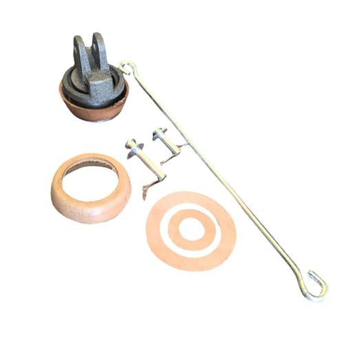 FewNvWa 5 Stück Ersatzkolben Austauschset mit Gusseisenkolben Und Reparaturteilen Inklusive Kolbenring für Eine Schnelle Montage für Die Wartung von Handpump, Pu-lederpolster von FewNvWa