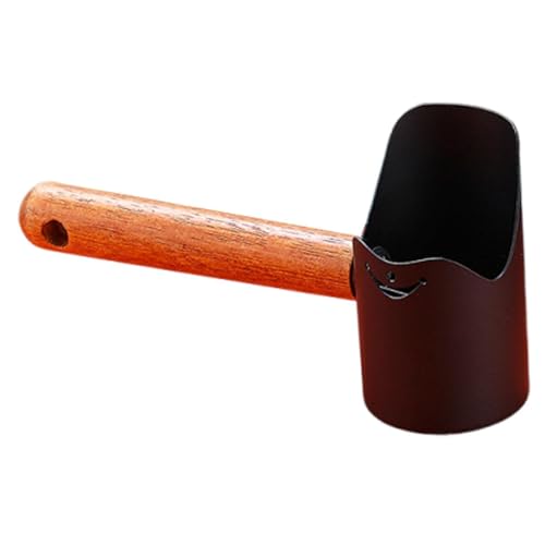 FewNvWa Futterschaufel Als Futterportionierer Und Futterbecher EIN Dosierlöffel für Tiere mit Stabilem Holzgriff Aus Metall für Die Portionierung Zur Vermeid, Schwarz FewNvWa Futterschaufel Als Futterportionierer Und Futterbecher EIN Dosierlöffel für Tiere mit Stabilem Holzgriff Aus Metall für Die Portionierung Zur Vermeid, Schwarz von FewNvWa