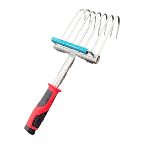 FewNvWa Gartenrechen, Werkzeug für Die Bodenbearbeitung, Handgrubber für Den Garten von FewNvWa
