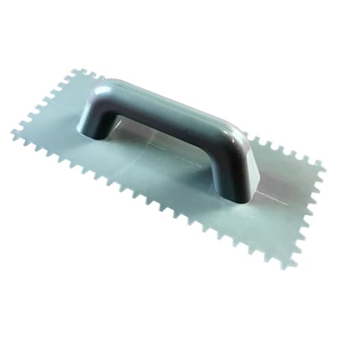 FewNvWa Glättkelle Putzkelle Fliesenkelle Maurerkelle mit Ergonomischer Handhabung Aus Stabilem Pp für Baubereich Wandgestaltung Trockenbau, mit Zahn FewNvWa Glättkelle Putzkelle Fliesenkelle Maurerkelle mit Ergonomischer Handhabung Aus Stabilem Pp für Baubereich Wandgestaltung Trockenbau, mit Zahn von FewNvWa