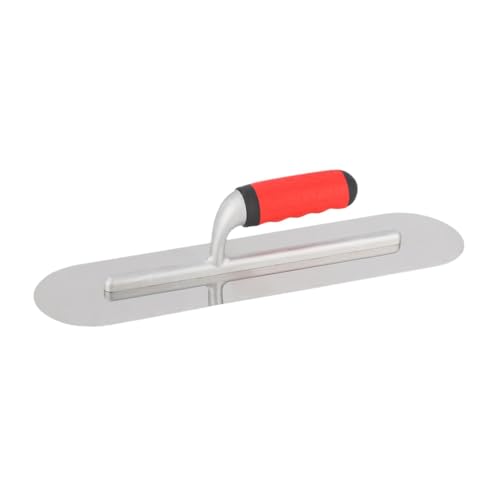 FewNvWa Glättkelle Spachtel Verputzerkelle Handputzkelle Als Bauwerkzeug mit Polierter Oberfläche Und Leichtem Design für Verputzen Und für Diverse Pflas, 40cmx10cm von FewNvWa