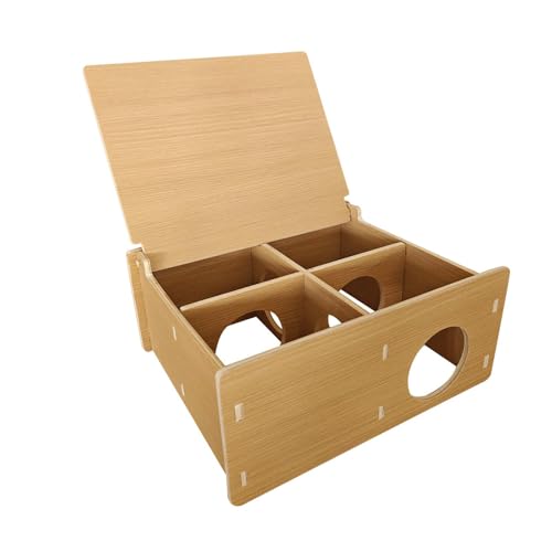 FewNvWa Hamster Tunnel Versteckplattform Aus Holz von FewNvWa