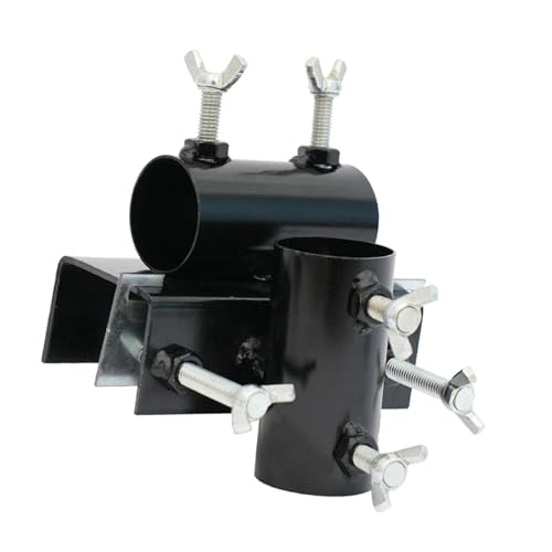 FewNvWa Robuster Schirmständer aus Metall mit Rutschfester Basis Und Windbeständigem Design für Sicheren Halt auf Terrassen Und Balkonen, Horizontal, Vertikal von FewNvWa