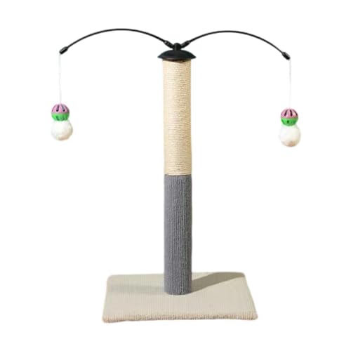 FewNvWa Sisal-Kratzbaum mit robustem Turm und Spielzeug für Hauskatzen, Beigeweiß FewNvWa Sisal-Kratzbaum mit robustem Turm und Spielzeug für Hauskatzen, Beigeweiß von FewNvWa
