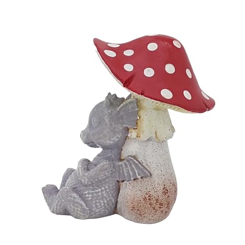 FewNvWa Tierfigur Desktop Kunststück Geschenkset Dekorative Harzskulptur für Den Innen Und Außenbereich, Pilzstatue FewNvWa Tierfigur Desktop Kunststück Geschenkset Dekorative Harzskulptur für Den Innen Und Außenbereich, Pilzstatue von FewNvWa