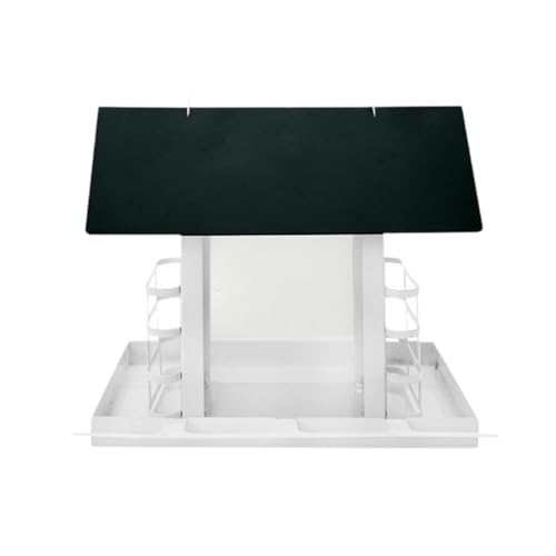 FewNvWa Vogelfutterstation für Draußen, Zum Aufhängen, Futterstation, Einfaches Nachfüllen, Halter Im Retro Design von FewNvWa