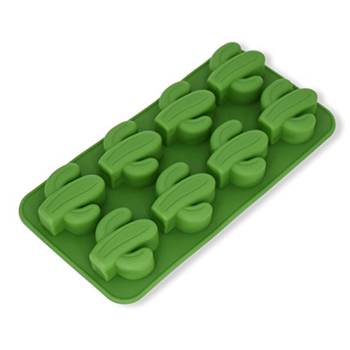 Fewo Eiswürfelform mit 8 Mulden, aus lebensmittelechtem Silikon, für Schokolade, Süßigkeiten, Kekse, Fondant, Gelee, Mini-Seife, Backen, Badekugeln, Kerzen von Fewo