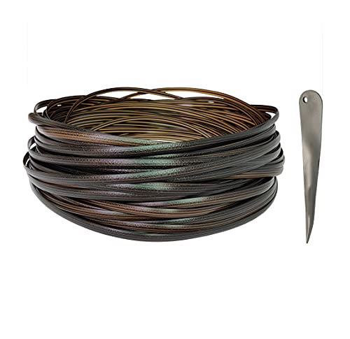 Feyart Rattan-Reparatur-Set für Gartenmöbel, Rattan, 8 mm, inkl. Webwerkzeug, Reparatur-Set für Tisch, Stuhl, Sofa, Farbverlauf, Braun von Feyart