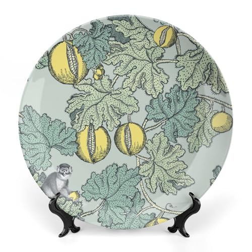Fgjkt Lina Cavalieri Plate, Fornaset Decorative Plate, Wall Decoration Plate, Mysterious Face Plate, Wall Hanging Decoration, Includes Bracket and Special Spring Hook, 10inchstyle-20 Fgjkt Lina Cavalieri Plate, Fornaset Decorative Plate, Wall Decoration Plate, Mysterious Face Plate, Wall Hanging Decoration, Includes Bracket and Special Spring Hook, 10inchstyle-20 von Fgjkt