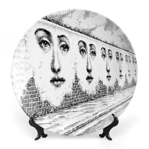 Fgjkt Lina Cavalieri Plate, Fornaset Decorative Plate, Wall Decoration Plate, Mysterious Face Plate, Wall Hanging Decoration, Includes Bracket and Special Spring Hook, 8inchstyle-5 Fgjkt Lina Cavalieri Plate, Fornaset Decorative Plate, Wall Decoration Plate, Mysterious Face Plate, Wall Hanging Decoration, Includes Bracket and Special Spring Hook, 8inchstyle-5 von Fgjkt