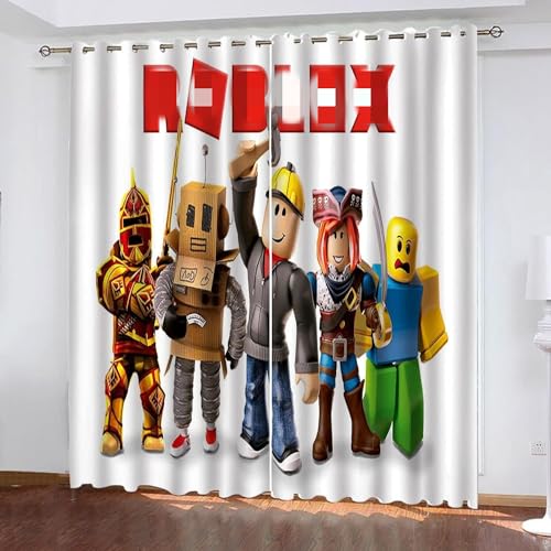 Fgolphd verdunkelungsvorhang wasserdichter Stoff gardinen für kinderzimmer,Ösen Oben für gardinen?3D-Digitaldruck 100% Polyester (9,150×166(BxH) cm) von Fgolphd