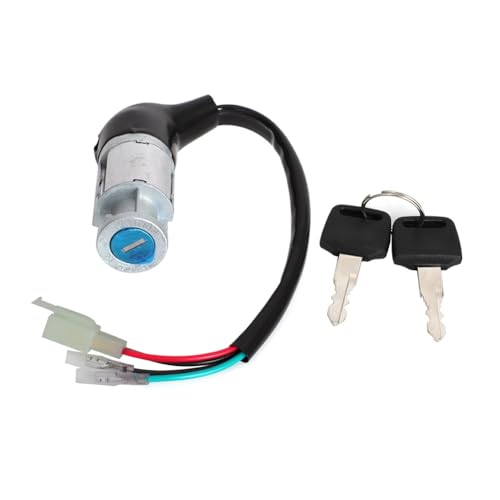 Zündschloss Motorrad Für Bummel Für NQ50 1984 1985 1986 1987 Motorrad Zündung Starten Schalter Zylinder Mit 2 Schlüssel Elektrische Türschloss von Fguiieqj