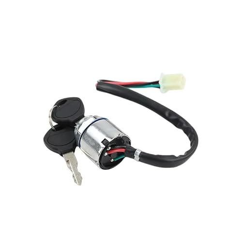 Zündschloss Motorrad Motorrad 4 Draht Pin Zündschlüssel Schalter Metall Elektrische Türschlösser Für Go Kart Für ATV Quad Dirt Bike Roller Zündschloss Motorrad Motorrad 4 Draht Pin Zündschlüssel Schalter Metall Elektrische Türschlösser Für Go Kart Für ATV Quad Dirt Bike Roller von Fguiieqj