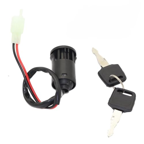 Zündschloss Motorrad Universal Motorrad Zündung Schalter Wasserdichte Elektrische Türschloss Elektrische Starten Atv Schlüssel Für(1PC) von Fguiieqj