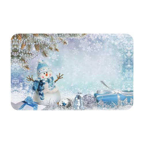 Fgwaauh Niedlicher Schneemann Kieselgur Duschmatte, rutschfest, super saugfähig, schnell trocknend, Badezimmer-Bodenmatte Fgwaauh Niedlicher Schneemann Kieselgur Duschmatte, rutschfest, super saugfähig, schnell trocknend, Badezimmer-Bodenmatte von Fgwaauh