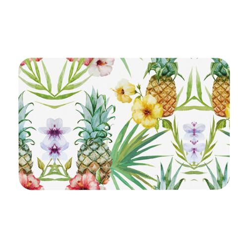 Fgwaauh Tropische Ananas-Kieselgur Duschmatte, rutschfest, super saugfähig, schnell trocknend, Badezimmer-Bodenmatte Fgwaauh Tropische Ananas-Kieselgur Duschmatte, rutschfest, super saugfähig, schnell trocknend, Badezimmer-Bodenmatte von Fgwaauh