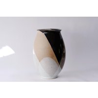 Große Ombré Vase - Handgefertigt, Steingut von FharStudio