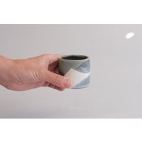 Moss Espressotasse - Schnapsglas Handgemacht, Porzellan Moss Espressotasse - Schnapsglas Handgemacht, Porzellan von FharStudio