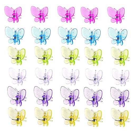 Fhdpeebu Orchideen-Clips 30Pcs Schmetterlings-Pflanzen-Clips Orchideen-UnterstüTzungs-Clips Vine Clips Pflanzen-Clips für UnterstüTzungsblume Orchideen-Rebe von Fhdpeebu