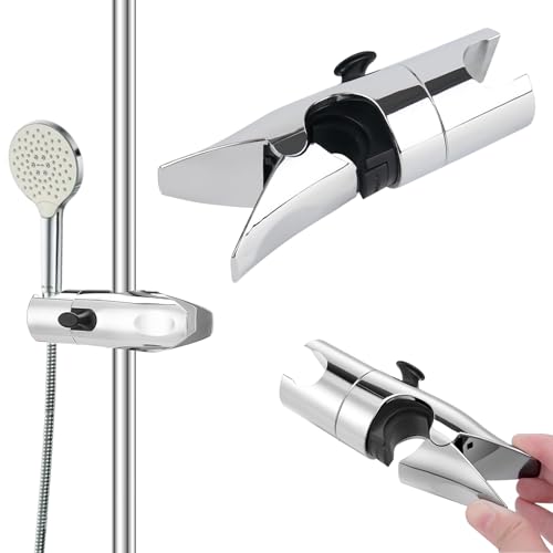 Fhioevt Duschbrause Halterung Handbrause Halterung Verstellbarer Duschkopfhalterung für Duschstange 18-25 mm Duschhalterung 360° Drehbar Duschkopfhalter für Gleitstange ABS Duschhalterung Fhioevt Duschbrause Halterung Handbrause Halterung Verstellbarer Duschkopfhalterung für Duschstange 18-25 mm Duschhalterung 360° Drehbar Duschkopfhalter für Gleitstange ABS Duschhalterung von Fhioevt