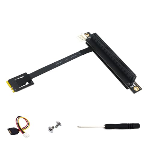 Fhkpsqkcn A+E Key NGFFs Zu PCIe 16x Adapterkarte 270 Grad Verlängerungskabel 25 cm Für Computerverbindung von Fhkpsqkcn