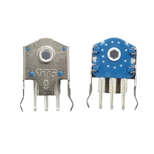 Fhkpsqkcn Staubdichte silberfarbene Rad-Encoder 8 mm, 9 mm, 10 mm, 11 mm für reibungsloses Scrollen, 2 Stück Fhkpsqkcn Staubdichte silberfarbene Rad-Encoder 8 mm, 9 mm, 10 mm, 11 mm für reibungsloses Scrollen, 2 Stück von Fhkpsqkcn
