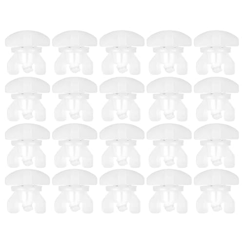 20/40 Stück Vorhangschienen Stopper Vorhang Ersatz Zubehör Weiß PVC Gleiter Vorhangschienen Schiebeverschlüsse 20/40 Stück Vorhangschienen Stopper Vorhang Ersatz Zubehör Weiß PVC Gleiter Vorhangschienen Schiebeverschlüsse von Fhsqwernm