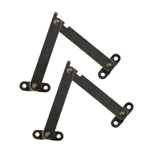 2pcs Deckel Klappstütz Scharnier Ersatz Lift Up Aufenthalt Scharnier Für Schrank Holzkasten Schrankgarderobe Einfach Zu Installieren Möbelscharniere Schmuckschachtel Hardware von Fhsqwernm