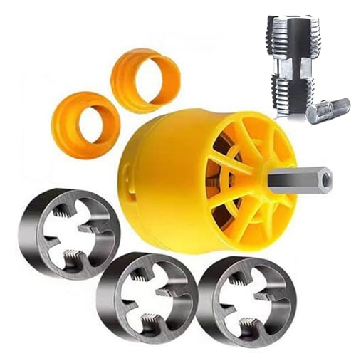 7pcs PVC Gewinde Maker Werkzeug Rohrgewinde Wäscher Werkzeugkits Pipe Threader Mit 1/2 Zoll -3/4 Zoll von Fhsqwernm
